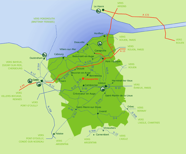 Plan d'accès - Calvados